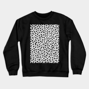 Snow Leopard Print Crewneck Sweatshirt